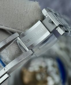 Audemars Piguet Royal Oak 15551ST Custom Bezel Moissanite Diamonds 37mm (1)