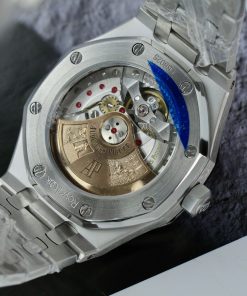 Audemars Piguet Royal Oak 15551ST Custom Bezel Moissanite Diamonds 37mm (1)