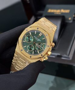 Audemars Piguet Royal Oak 26331 Frosted Gold Green Dial OM Factory 41mm (1)