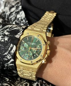Audemars Piguet Royal Oak 26331 Frosted Gold Green Dial OM Factory 41mm (1)