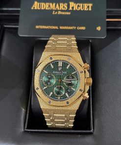 Audemars Piguet Royal Oak 26331 Frosted Gold Green Dial OM Factory 41mm (1)