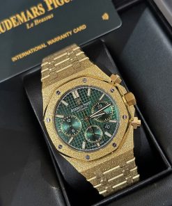 Audemars Piguet Royal Oak 26331 Frosted Gold Green Dial OM Factory 41mm (1)