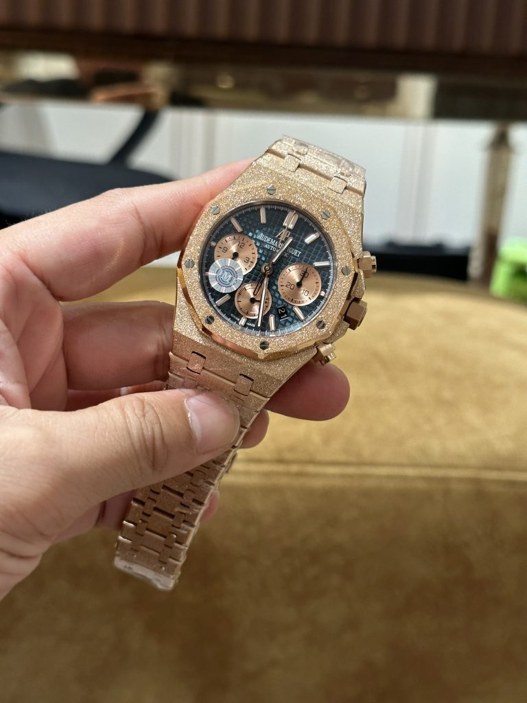 Audemars Piguet Royal Oak 26331 Frosted-Gold Replica Watches 41mm (6)