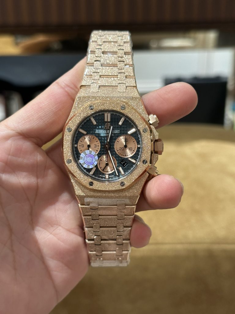 Audemars Piguet Royal Oak 26331 Frosted-Gold Replica Watches 41mm (6)