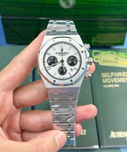 Audemars Piguet Royal Oak 26331ST White Dial Fake Watch IP Factory 41mm (2)
