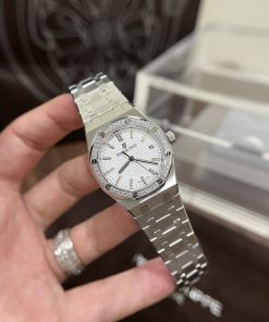 Audemars Piguet Royal Oak 77350ST Replica Watch White Dial (1)