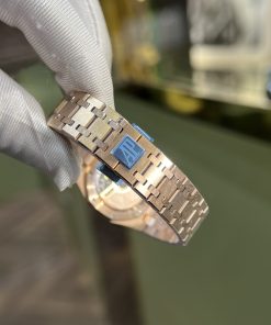 Audemars Piguet Royal Oak 77351OR Bezel Diamonds Replica Watch 34mm (1)