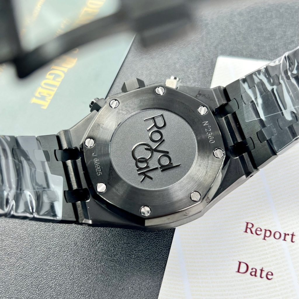 Audemars Piguet Royal Oak Chronograph 26240CE Black Ceramic Replica Watch 41mm (9)