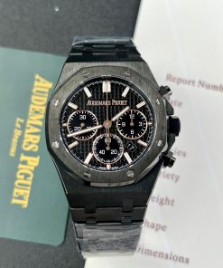 Audemars Piguet Royal Oak Chronograph 26240CE Black Ceramic Replica Watch 41mm (9)
