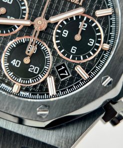 Audemars Piguet Royal Oak Chronograph 26240CE Black Ceramic Replica Watch 41mm (9)