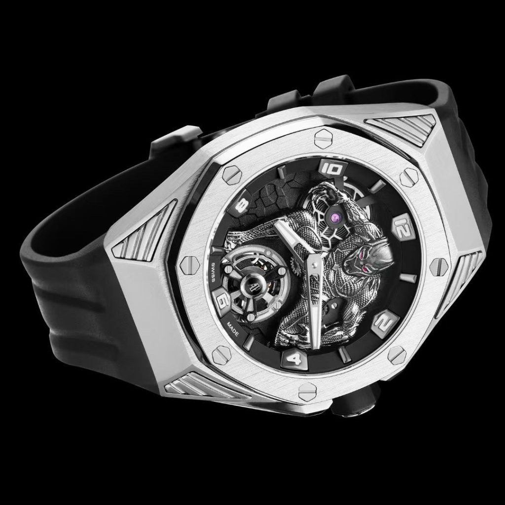 Audemars Piguet Royal Oak Concept Black Panther 26620IO Best REplica (8)