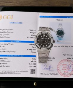 Audemars Piguet Royal Oak Customs Moissanite Diamonds Bezel IPF 37mm (3)