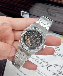 Audemars Piguet Royal Oak Double Balance Wheel Openworked 15412BC Watch (3)