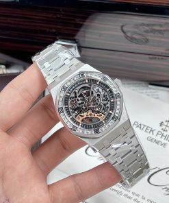 Audemars Piguet Royal Oak Double Balance Wheel Openworked 15412BC Watch (3)