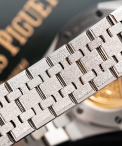 Audemars-Piguet Royal Oak Frosted Gold 15454BC Replica Watches 37mm (8)