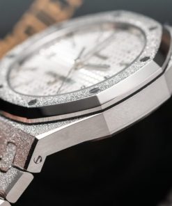 Audemars-Piguet Royal Oak Frosted Gold 15454BC Replica Watches 37mm (8)