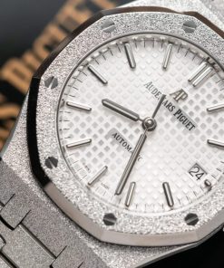 Audemars-Piguet Royal Oak Frosted Gold 15454BC Replica Watches 37mm (8)