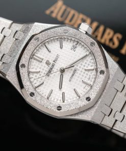 Audemars-Piguet Royal Oak Frosted Gold 15454BC Replica Watches 37mm (8)
