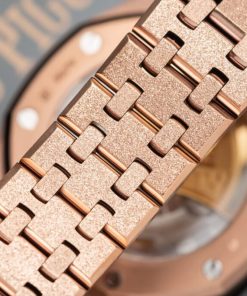 Audemars-Piguet Royal Oak Frosted Gold 15454OR Best Replica Watch 37mm (9)