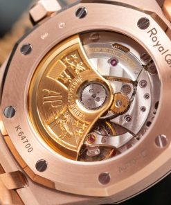 Audemars-Piguet Royal Oak Frosted Gold 15454OR Best Replica Watch 37mm (9)