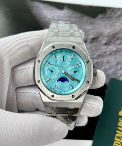 Audemars Piguet Royal Oak Ice Blue 26574ST Best Replica Watch 41mm (1)