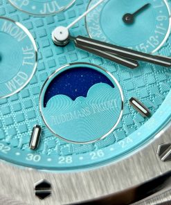 Audemars Piguet Royal Oak Ice Blue 26574ST Best Replica Watch 41mm (1)
