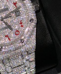 Audemars Piguet Royal Oak Iced Out Moissanite Customs Watch 41mm (1)