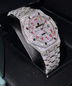 Audemars Piguet Royal Oak Iced Out Moissanite Customs Watch 41mm (1)