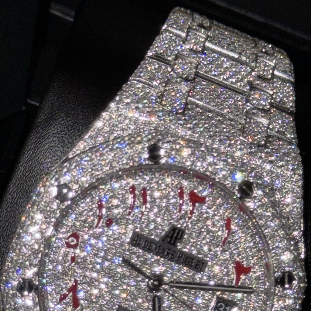Audemars Piguet Royal Oak Iced Out Moissanite Customs Watch 41mm (1)