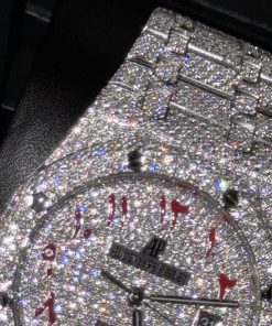 Audemars Piguet Royal Oak Iced Out Moissanite Customs Watch 41mm (1)