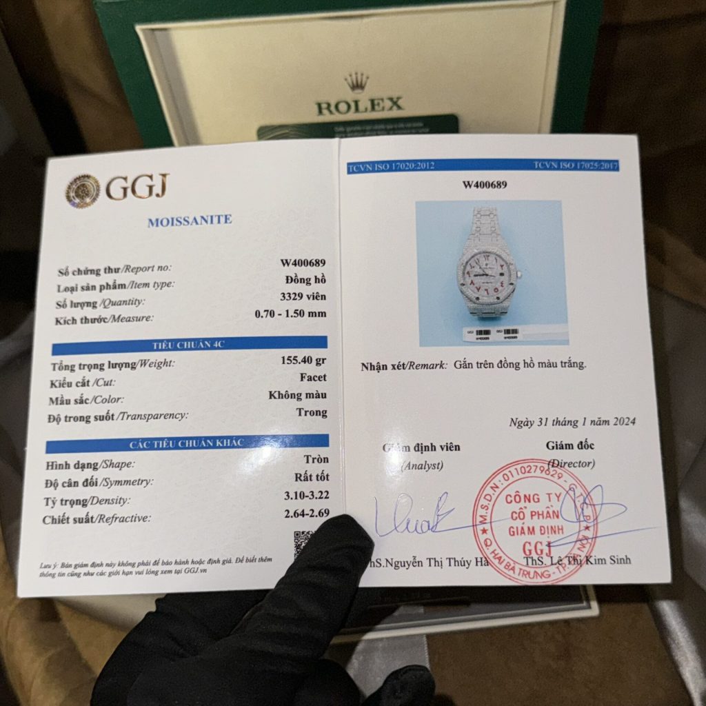 Audemars Piguet Royal Oak Iced Out Moissanite Customs Watch 41mm (1)