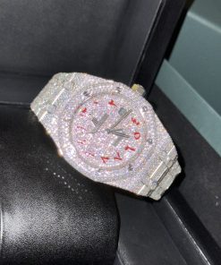 Audemars Piguet Royal Oak Iced Out Moissanite Customs Watch 41mm (1)