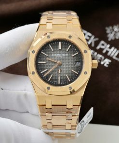 Audemars Piguet Royal Oak Jumbo 16202 Replica Watch Custom Gold Wrapped ZF Factory 39mm (2)