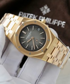 Audemars Piguet Royal Oak Jumbo 16202 Replica Watch Custom Gold Wrapped ZF Factory 39mm (2)