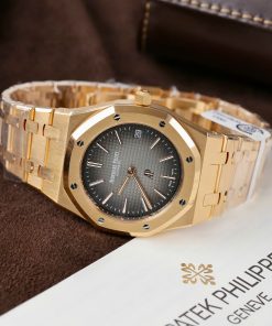 Audemars Piguet Royal Oak Jumbo 16202 Replica Watch Custom Gold Wrapped ZF Factory 39mm (2)