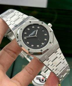 Audemars Piguet Royal Oak Jumbo Extra-Thin 15206PT Replica 11 Watch Black Dial IP Factory 39mm (2)