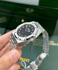 Audemars Piguet Royal Oak Jumbo Extra-Thin 15206PT Replica 11 Watch Black Dial IP Factory 39mm (2)