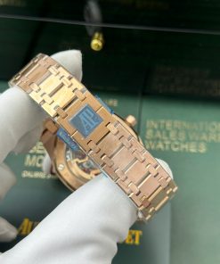 Audemars Piguet Royal Oak Jumbo Extra-Thin 15207OR Replica 11 Watches Black Dial IP Factory 39mm (1)