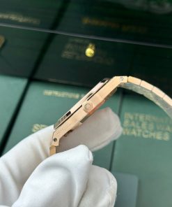 Audemars Piguet Royal Oak Jumbo Extra-Thin 15207OR Replica 11 Watches Black Dial IP Factory 39mm (1)