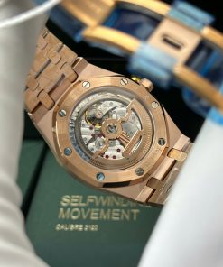 Audemars Piguet Royal Oak Jumbo Extra-Thin 15207OR Replica 11 Watches Black Dial IP Factory 39mm (1)