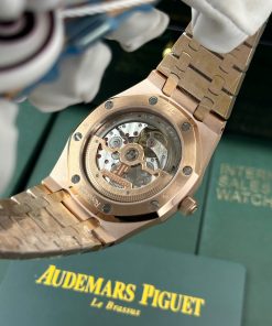 Audemars Piguet Royal Oak Jumbo Extra-Thin 15207OR Replica 11 Watches Black Dial IP Factory 39mm (1)