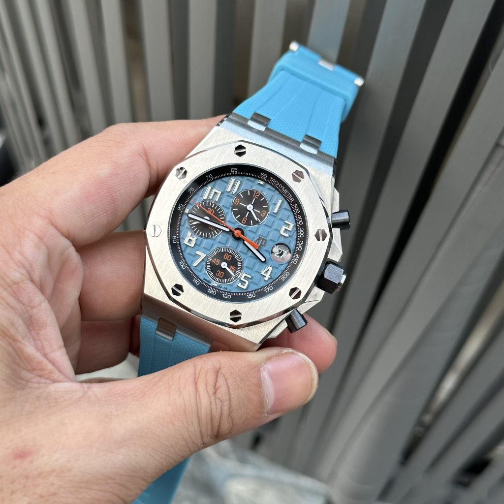 Audemars Piguet Royal Oak Offshoe 26238ST Replica Watches Blue 42mm (2)