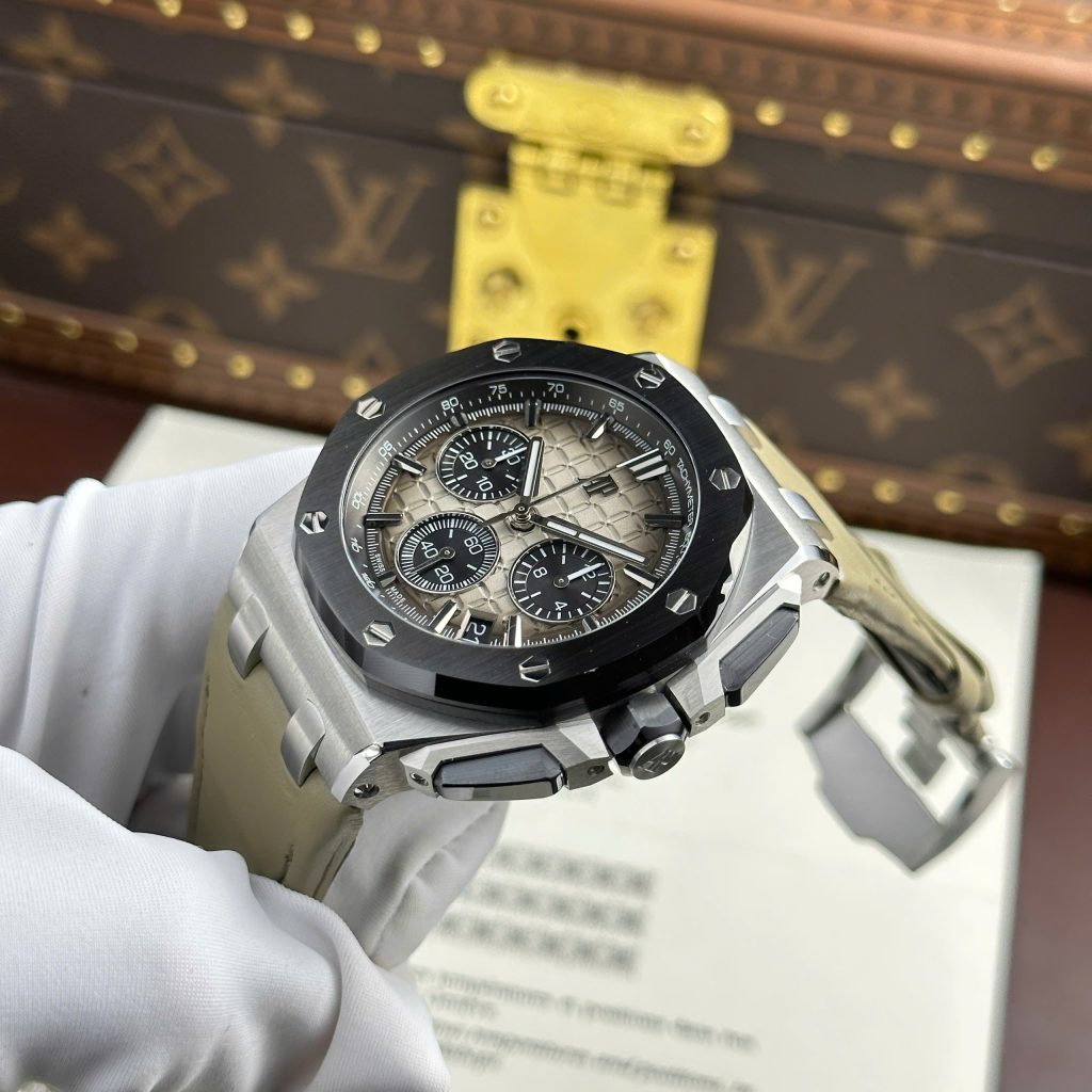 Audemars Piguet Royal Oak Offshore Chronograph 26420 Best Replica Watches Gray Dial APP 43mm (2)