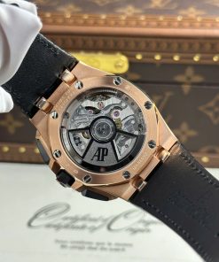 Audemars Piguet Royal Oak Offshore Chronograph 26420 Rose Gold Replica Watches Black Dial APP Factory 43mm (2)