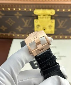 Audemars Piguet Royal Oak Offshore Chronograph 26420 Rose Gold Replica Watches Black Dial APP Factory 43mm (2)