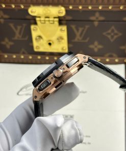 Audemars Piguet Royal Oak Offshore Chronograph 26420 Rose Gold Replica Watches Black Dial APP Factory 43mm (2)