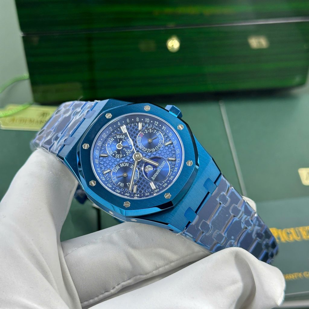 Audemars Piguet Royal Oak Perpetual Calendar 26579CS Replica 11 Watch Blue BBR Factory 41mm (2)