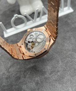 Audemars Piguet Royal Oak Tourbillon Real Gold & Natural Red Ruby Watch 41mm (1)