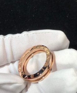 BVLGari B.Zezo1 Rings Custom 18K Rose Gold (2)