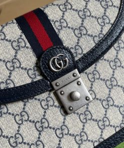 Gucci Ophidia GG Supreme Canvas Mini Shoulder Black Replica Bags 25cm (2)